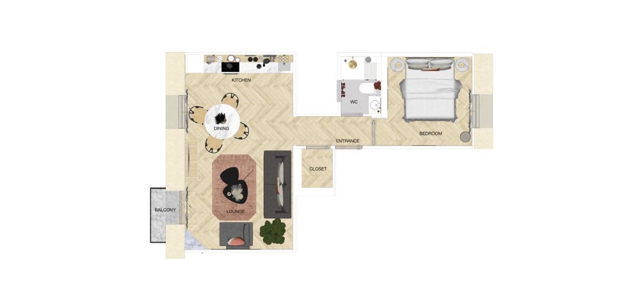 Newly Renovated Apartment With Balcony, Ac, Fiber Internet مونتي كارلو المظهر الخارجي الصورة