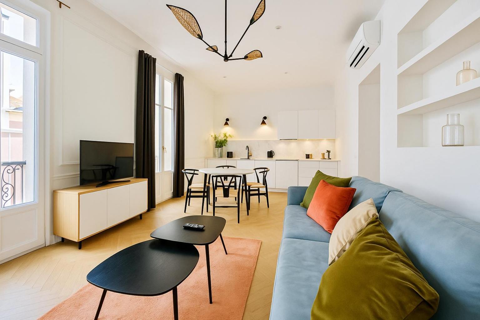Newly Renovated Apartment With Balcony, Ac, Fiber Internet مونتي كارلو المظهر الخارجي الصورة